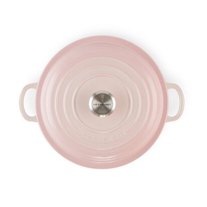 シグニチャー ビュッフェ キャセロール 22cm シェルピンク 777 ル クルーゼ Le Creuset