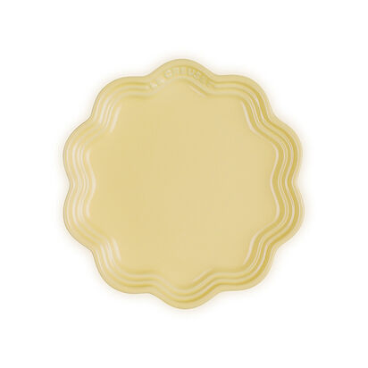 22cm Frill Plate Elys Yellow image number 0