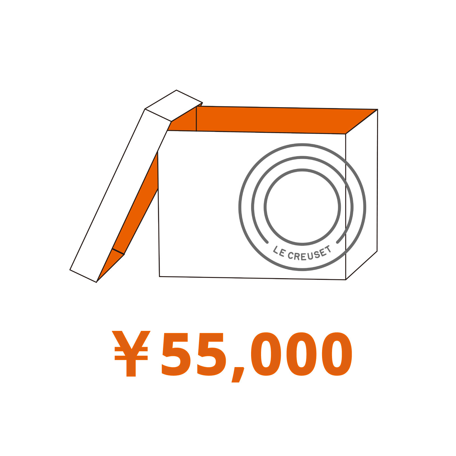 ラッキーボックス (福袋) 【5万円】 (鋳物ホーロー鍋 24cm×1、鋳物