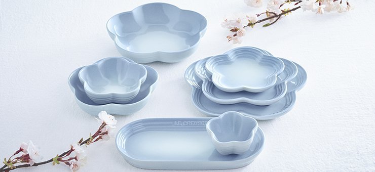 フラワーコレクション コースタルブルー製品先行発売のご案内 ル クルーゼ Le Creuset