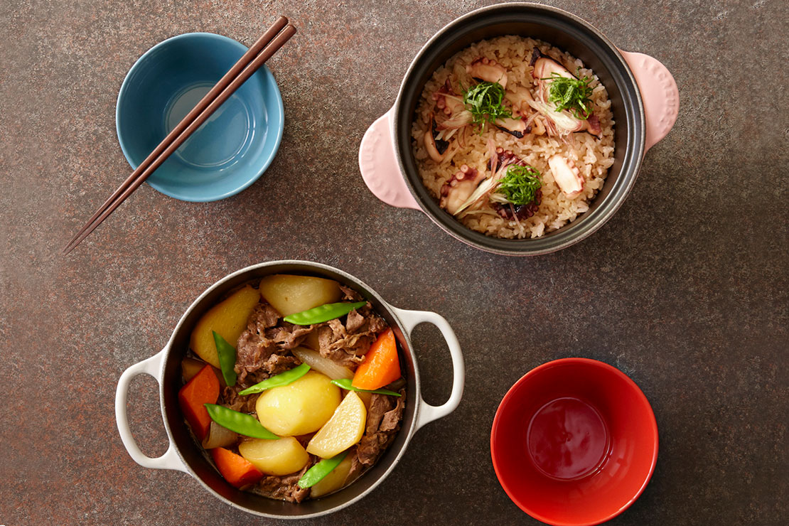 タコ飯・無水肉じゃが