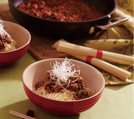 ピリ辛肉味噌そうめん