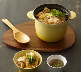 丸ごと親子丼・注ぐだけ昆布と梅のあっさり汁